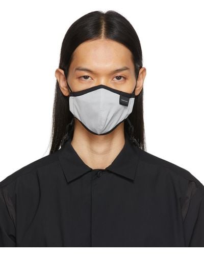 master-piece Gray Cordura Face Mask - Black