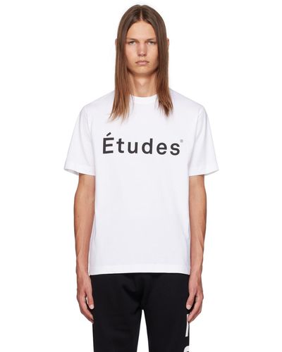 Etudes Studio Études ホワイト Wonder Études Tシャツ