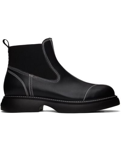 Ganni Everyday Chelsea Boots - Black