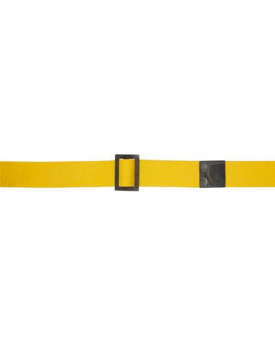 Boris Bidjan Saberi Ceinture 'belt 5' jaune - Noir