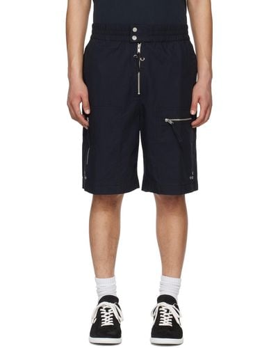 Isabel Marant Black Nahlan Shorts - Blue