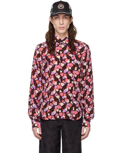 Anna Sui Ssense Exclusive Blooming Hearts Shirt - Red