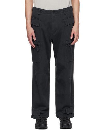 A_COLD_WALL* Zip Cargo Trousers - Black
