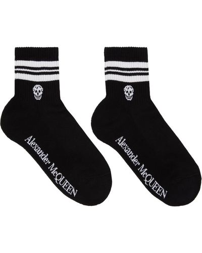 Alexander McQueen Skull Sport Socks - Black