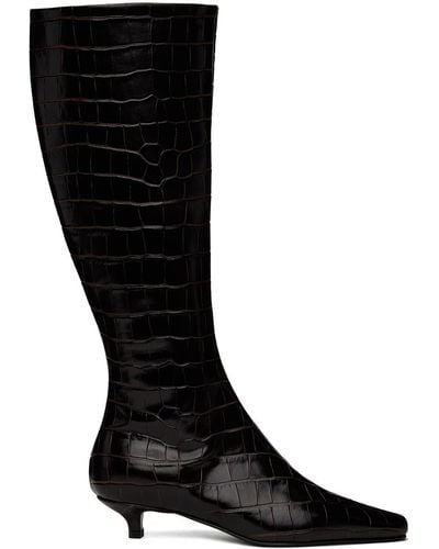 Totême 'the Slim' Knee-high Boots - Black