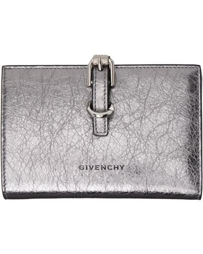 Givenchy Silver Voyou Wallet - Metallic