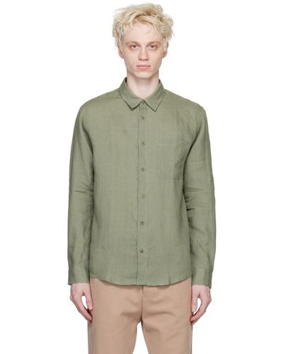 A.P.C. . Green Cassel Shirt