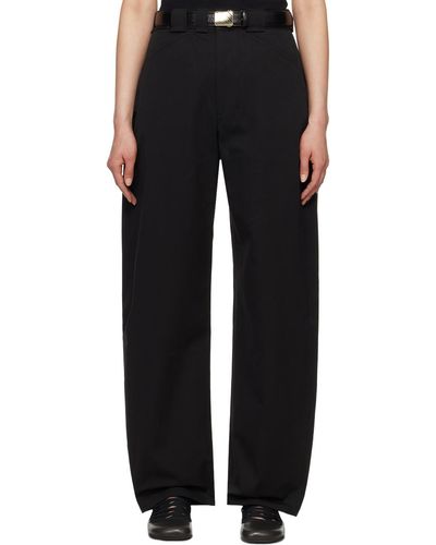 Lemaire Large Trousers - Black