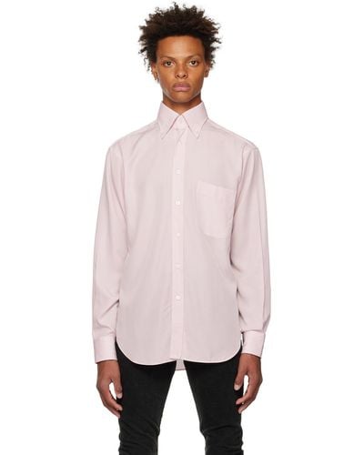 Tom Ford Fluid Fit Shirt - Pink