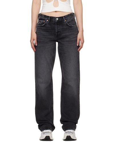 RE/DONE Easy Straight Jeans - Black