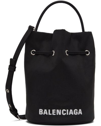 Balenciaga Wheel バケットバッグ - ブラック