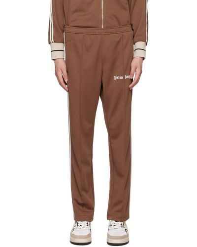 Palm Angels Slim-Fit Lounge Trousers - Brown