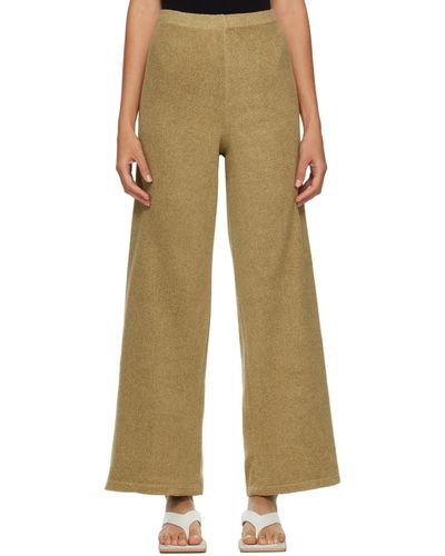 Gil Rodriguez Rey Lounge Trousers - Natural