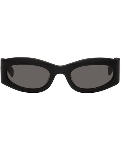 McQ Oval Sunglasses - Black