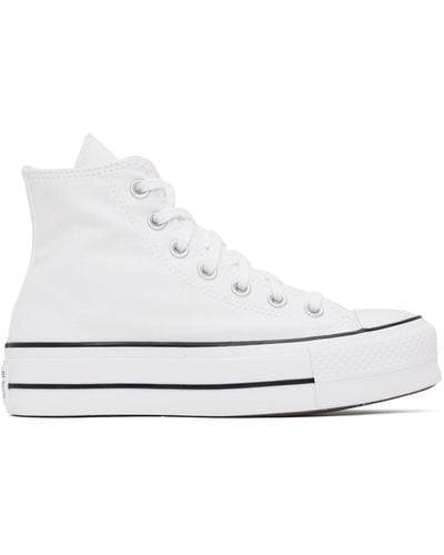Converse White Chuck Taylor All Star Trainers - Black