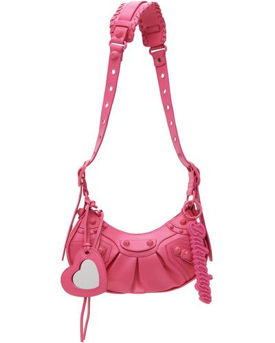 Balenciaga Pink 'le Cagole' Xs Shoulder Bag - Red