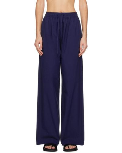 Matteau Relaxed Trousers - Blue