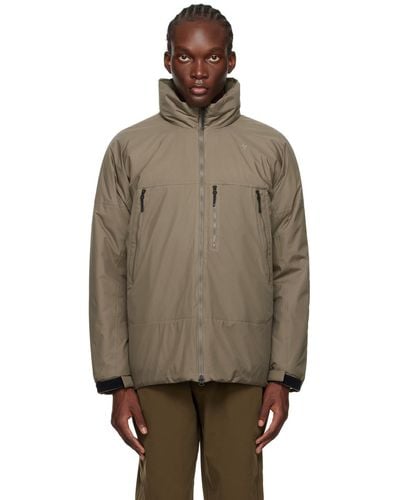 Goldwin Win Taupe Puffy Jacket - Multicolor