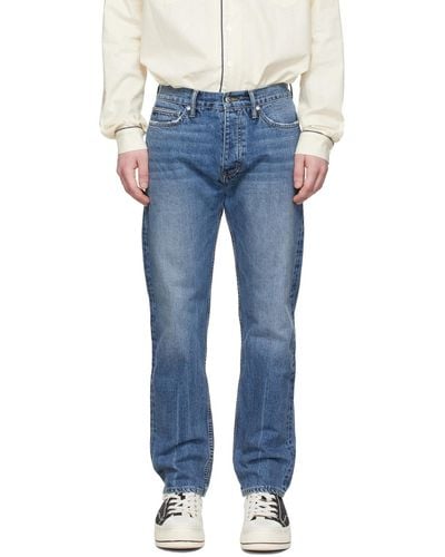 Rhude Classic Fit Jeans - Blue