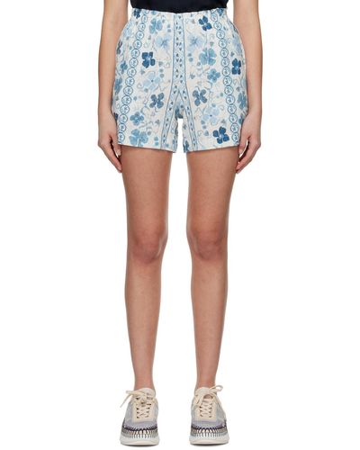 See By Chloé Blue Printed Boxer Shorts