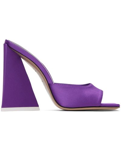 The Attico Mules devon mauves - Violet