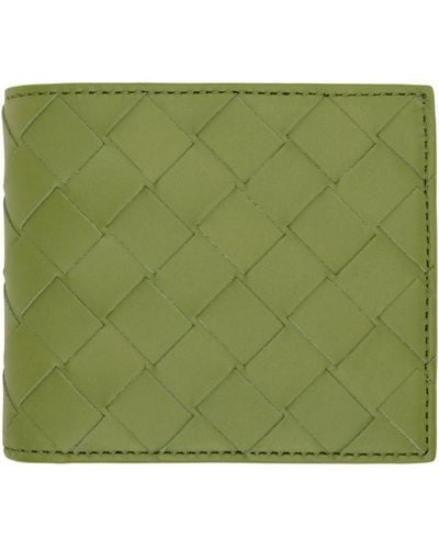 Bottega Veneta ーン Intrecciato コインケース 二つ折り財布 - グリーン