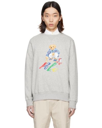 Polo Ralph Lauren Grey Polo Bear Sweatshirt - Multicolour