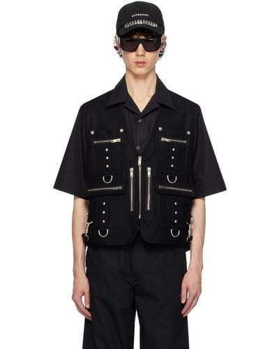 Givenchy Black Multipocket Vest