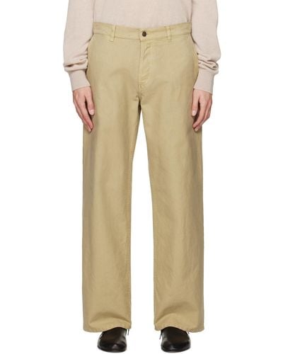 The Row riggs Trousers - Natural