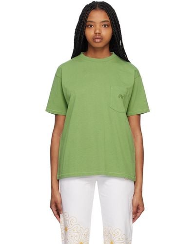 Bode Green Pocket T-shirt