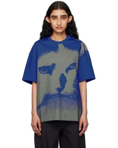 Jil Sander Printed T-Shirt - Blue