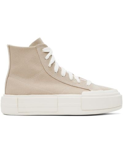 Converse Beige Chuck Taylor All Star Cruise High Top Trainers - Black