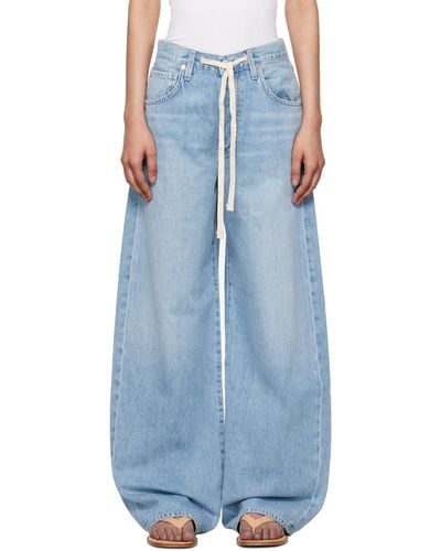 Citizens of Humanity Brynn Drawstring Jeans - Blue