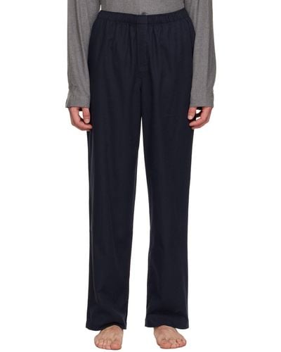 Sunspel Straight-Leg Pyjama Trousers - Black