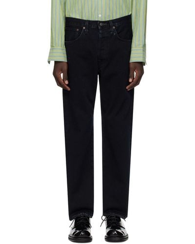 Acne Studios Indigo Relaxed Fit Jeans - Black
