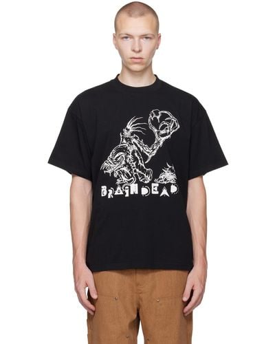 Brain Dead Monster Mash T-shirt - Black