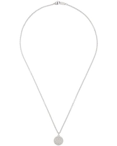 Vivienne Westwood Collier richmond argenté à pendentif - Blanc