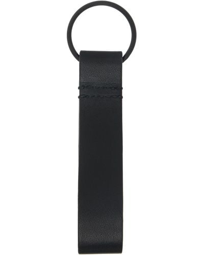 Common Projects Leather Keychain - Black