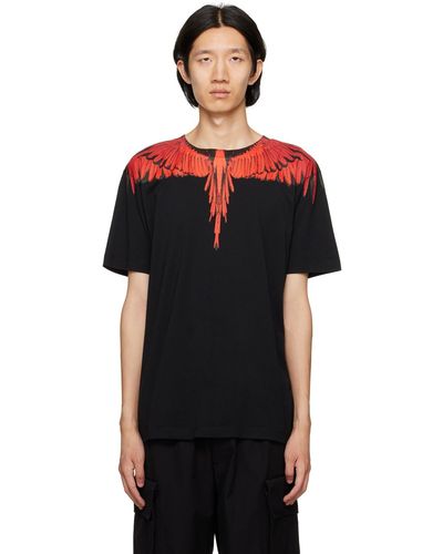 Marcelo Burlon T-shirt noir à images imprimées