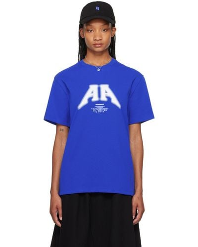 Adererror Embroidered T-Shirt - Blue