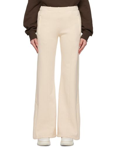 Amiri Off-white Wide-leg Lounge Pants - Natural