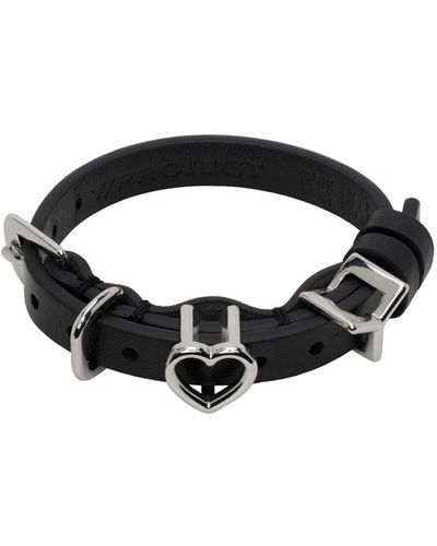 Y. Project Y Heart Belt Bracelet - Black