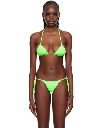 Frankie's Bikinis Micro haut de bikini coastal vert - Multicolore