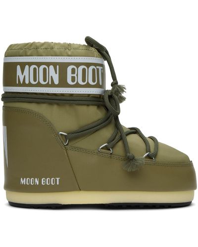 Moon Boot Bottes basses icon kaki - Vert