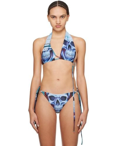 OTTOLINGER Belt Bikini Top - Blue