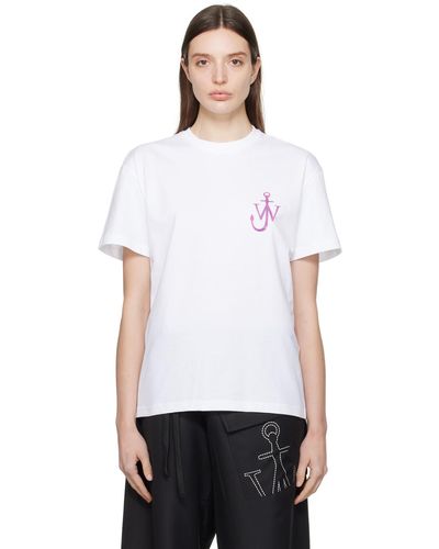 JW Anderson T-shirt 'naturally sweet' blanc