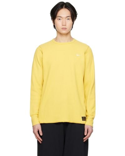 Nike Yellow Heavyweight Long Sleeve T-shirt