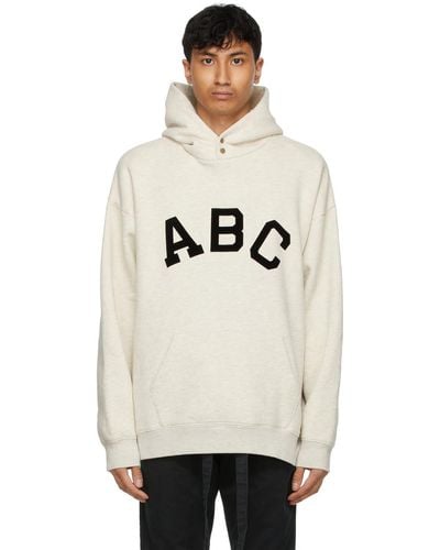 Fear Of God Off-white 'abc' Hoodie - Multicolour