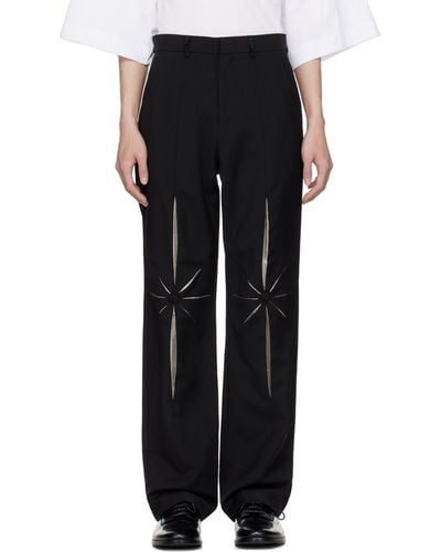 Kusikohc Tailored Origami Pants - Black