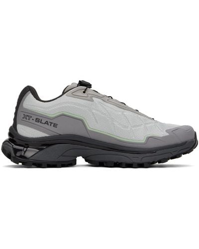 Salomon Gray Xt-slate Advanced Sneakers - Black